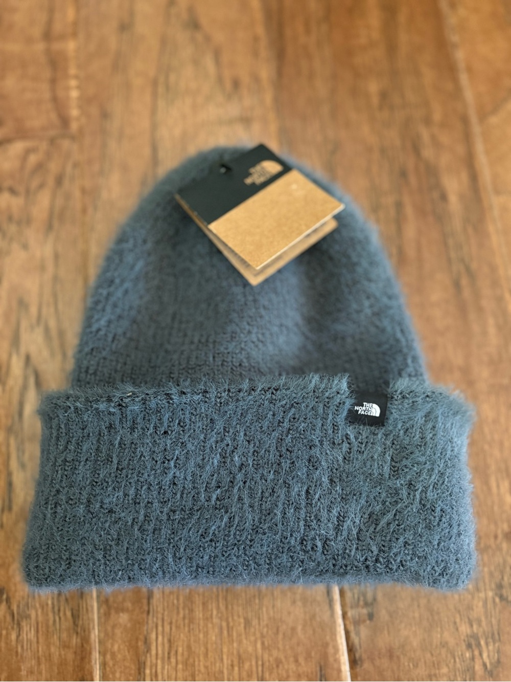The North Face Plush Beanie Gray NEW